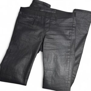 Vintage Archive Helmut Lang Black Coated Skinny Pants Size 24